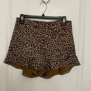 Leopard shorts